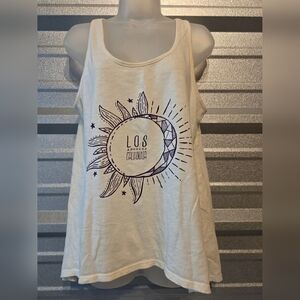 MV Sport White Sun Graphic Tank Top